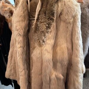 Vintage French Rabbit Coat